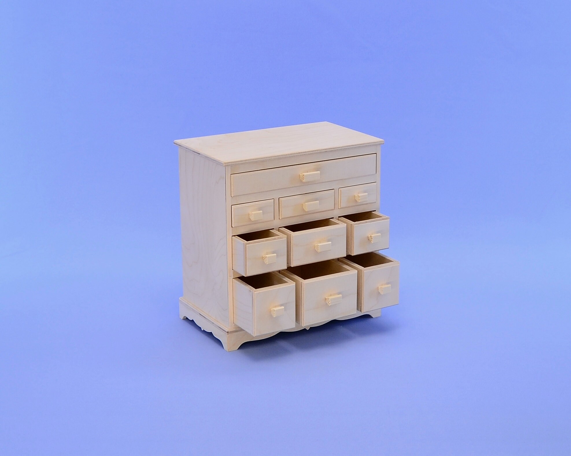 Piece of Wooddoll Dresser Doll Furniture Wood Preparation Etsy