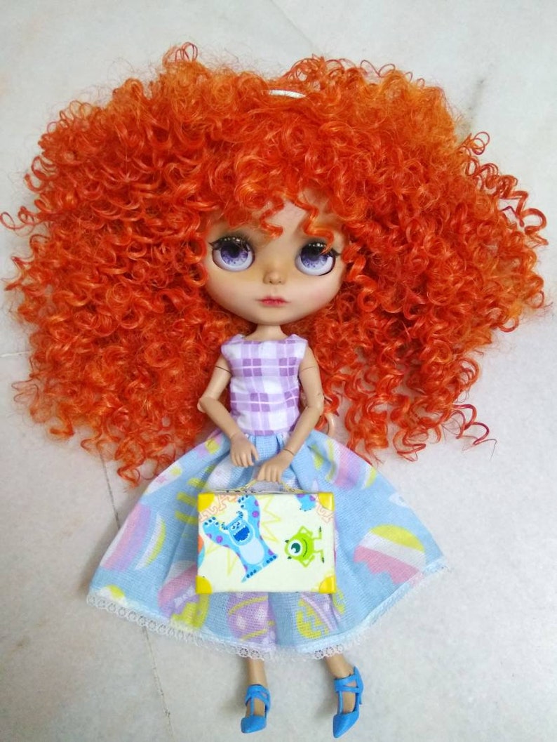 Luggage for Barbie Integrity Toys and other 12 inches doll Poppy Parker Blythe