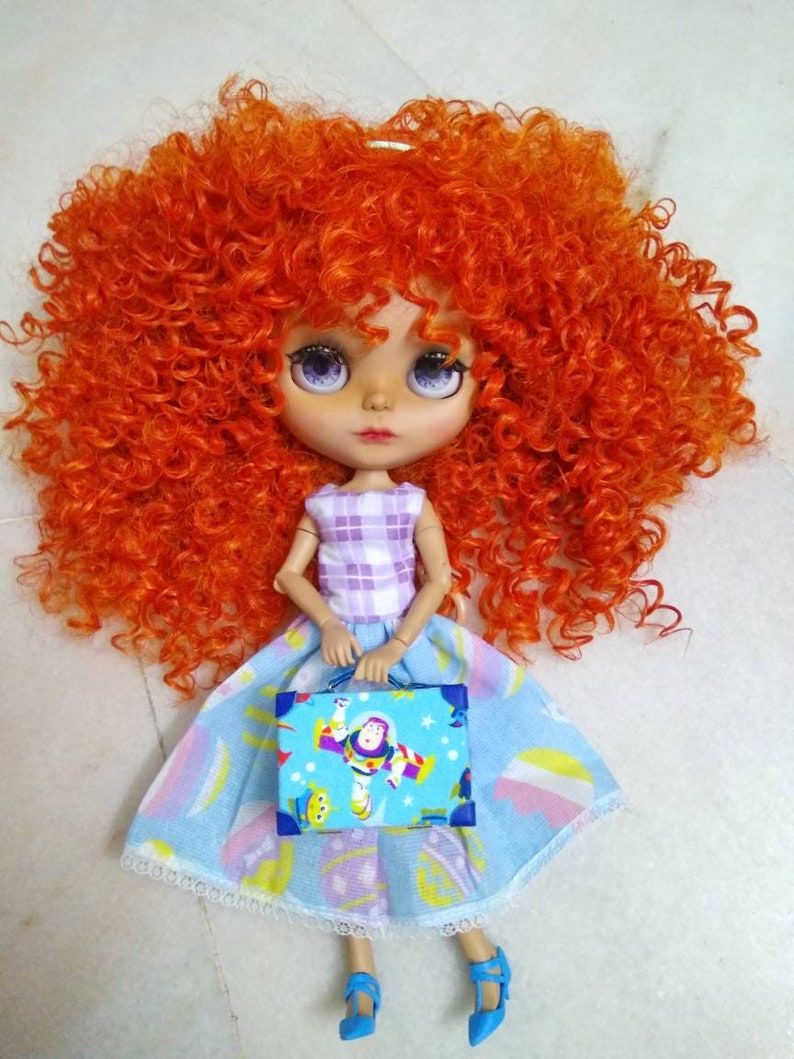 Luggage for Barbie Integrity Toys and other 12 inches doll Poppy Parker Blythe