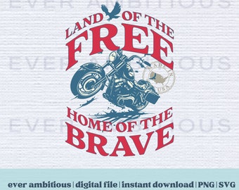USA America Patriotic svg USA Freedom T Shirt SVG 4th of July Png Independence day Land of the free Svg Home of the brave T Shirt Design