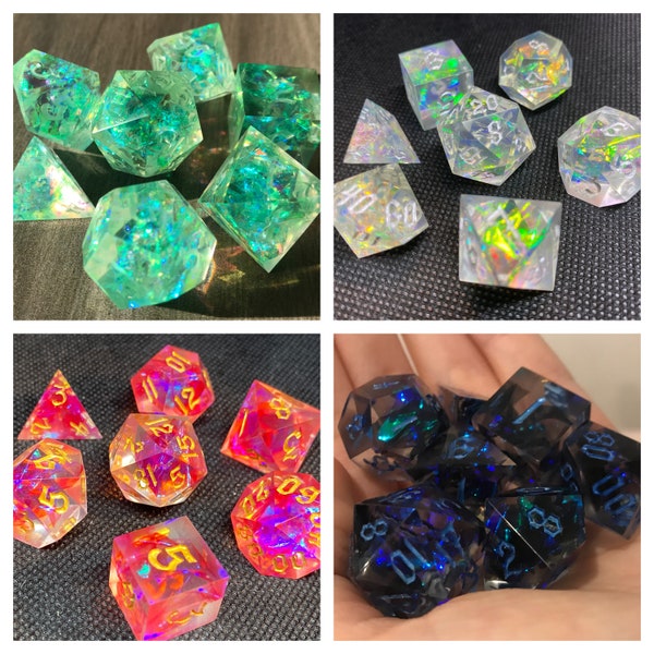 For Katelyn- Fey Blaze Dice Series - Handmade to Order
