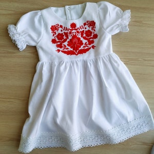 Embroidered baby girl dress, Newborn dress, ethnic style Outfit, New Baby dress with embroidery