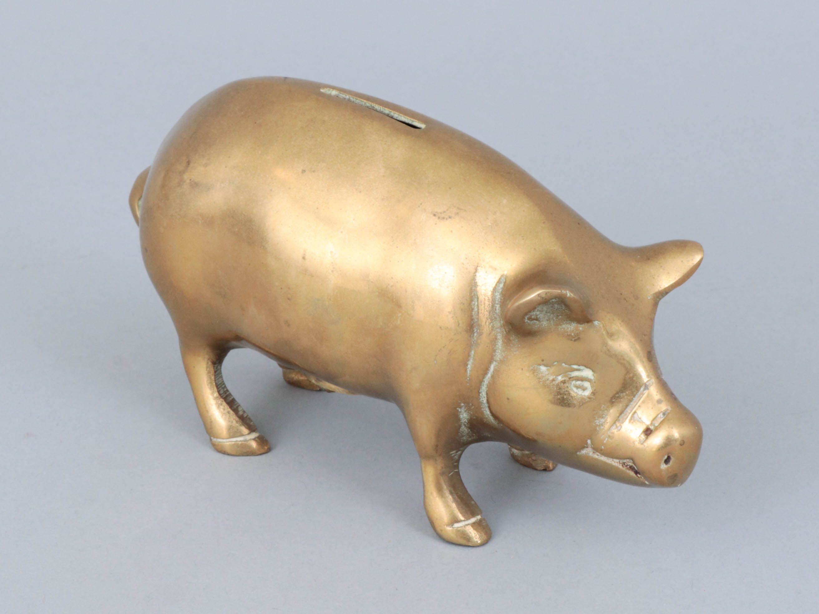 Stanley Brass Piggy Bank