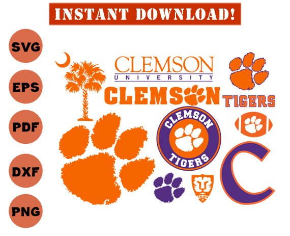 Free Free Clemson Tiger Paw Svg File 804 SVG PNG EPS DXF File