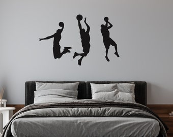 Basketball Player NBA Silhouette Wall Decals