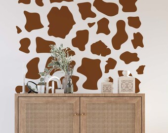 Giraffe Dot Print Wall Decal Pattern