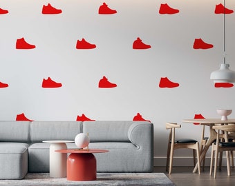 Air Jordan Shoe Silhouette Wall Decals