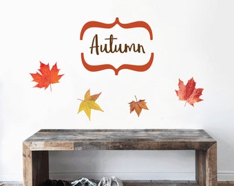 Thanksgiving Leaves & Seasons Wall Decal (Multipack)