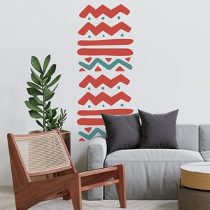 African Style Wall Decal Pattern image 2