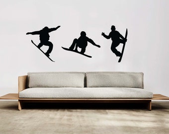 Snowboarding Wall Decals