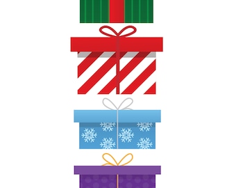 Christmas Presents (multipack) Wall Decals