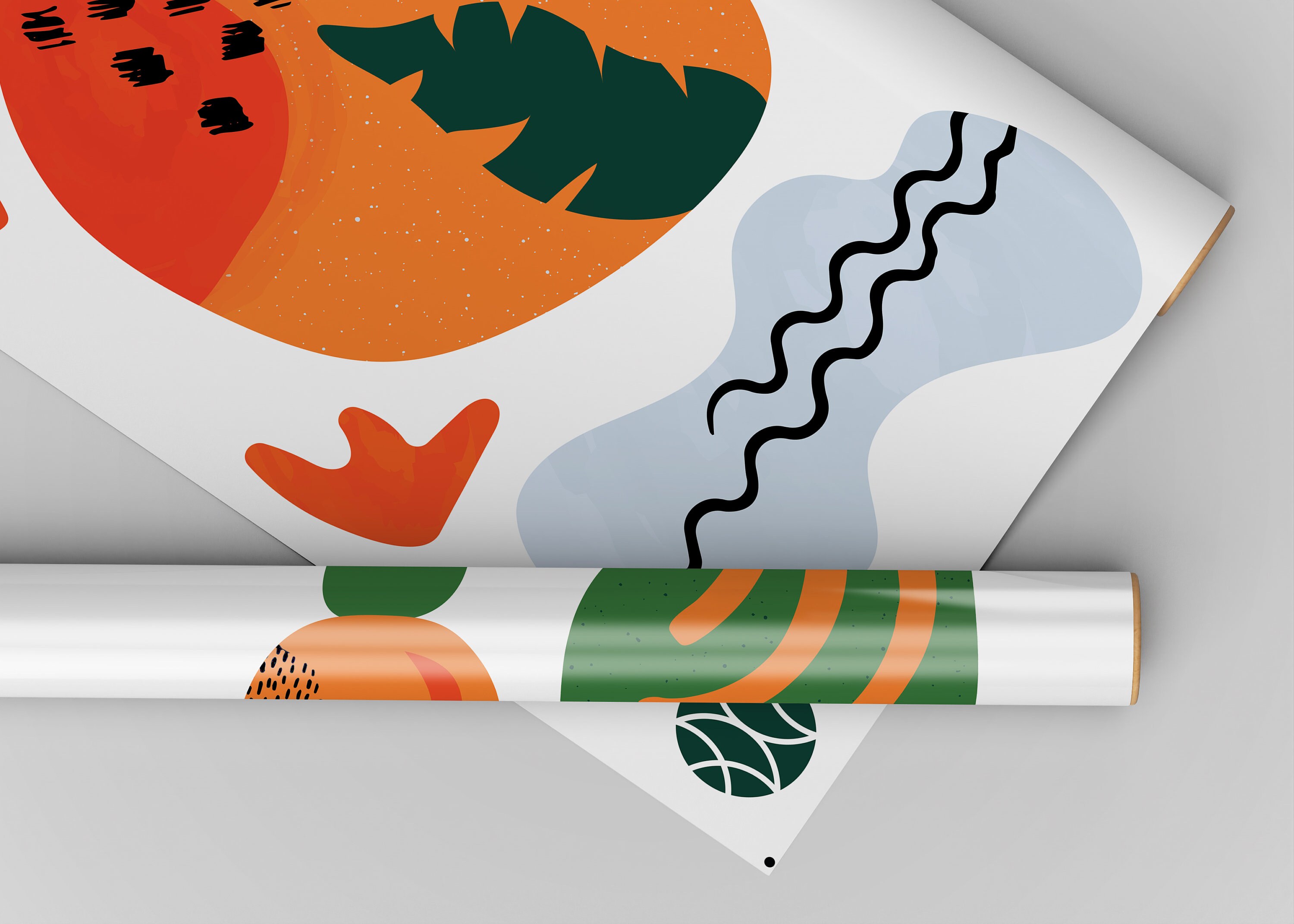 Abstract Simplified Shapes Wall Decals Etsy