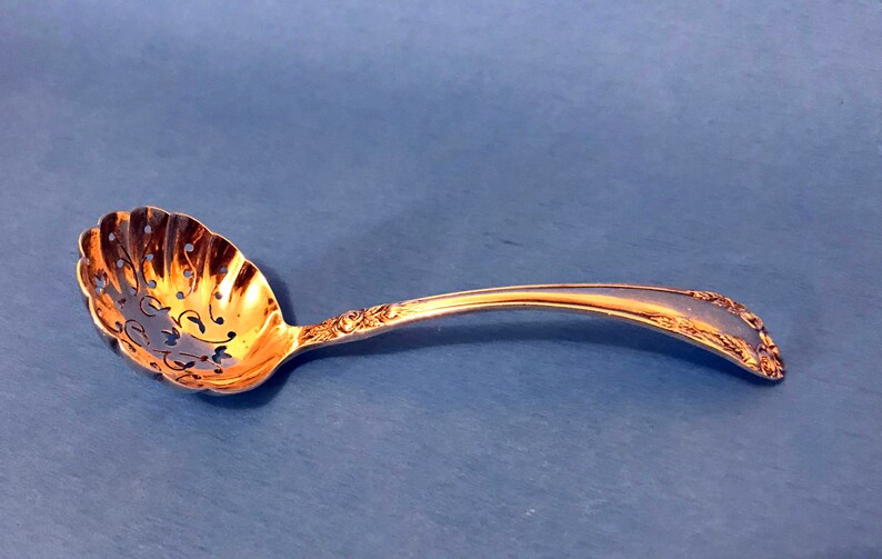 Antique Sugar Sifter Spoon Etsy