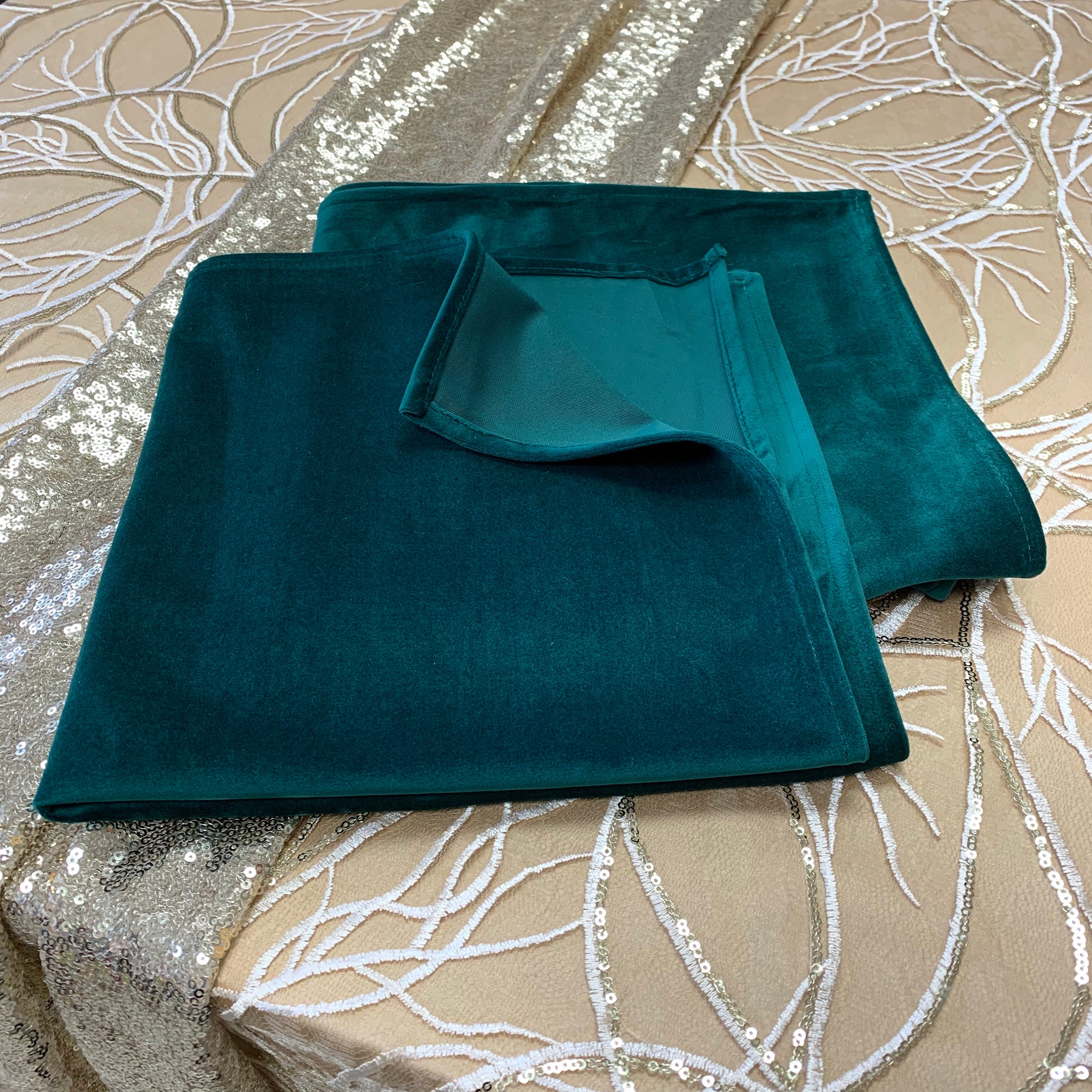 Emerald Green Luxury Velvet Napkins Etsy