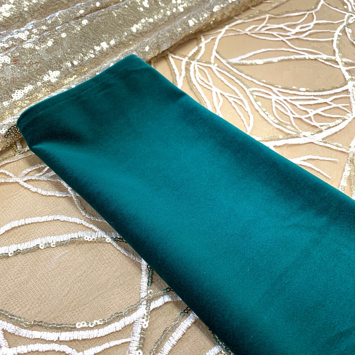 Emerald Green Luxury Velvet Napkins Etsy