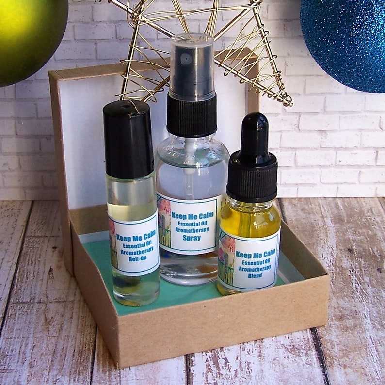 Keep Me Calm Essential Oil Aromatherapy Gift Set Gifts