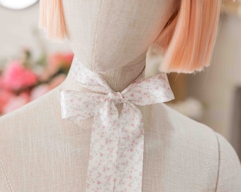 Floral Ribbon: Pink Rose French Cottage Chic, 1.5" Wide