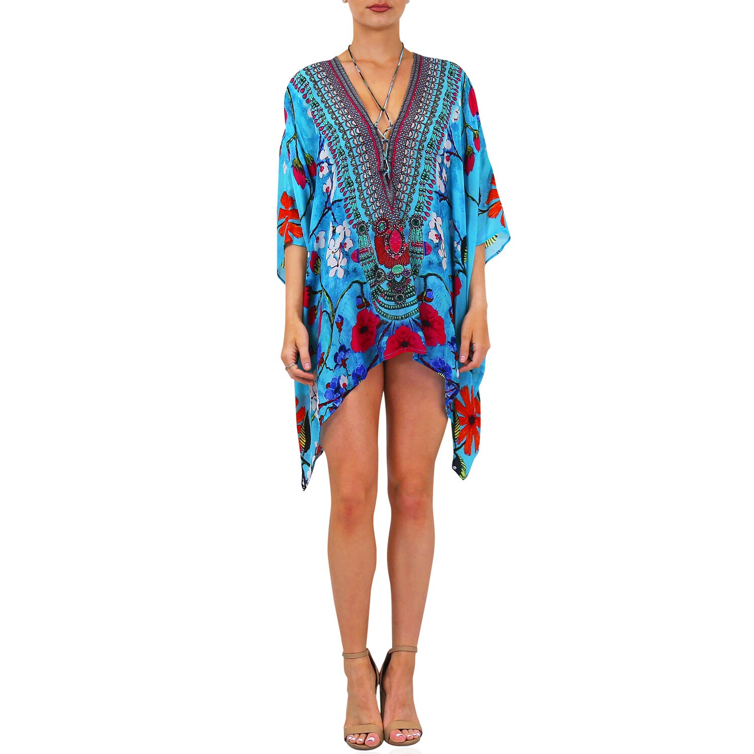 Designer Kaftan Dress Beach Caftan Resort Wear Kaftan Dress Pattern 2019 Caftans Luxury Dresses Short Kaftans