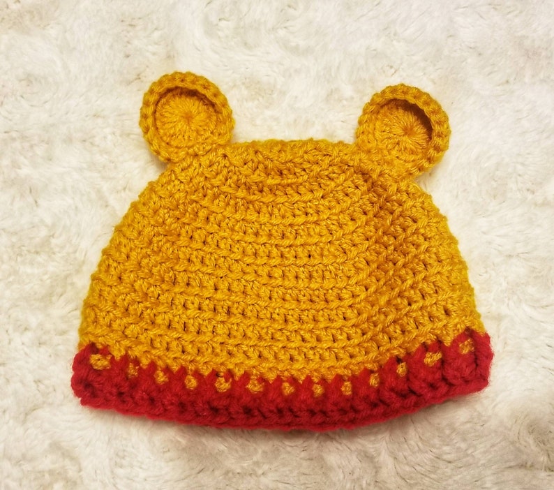 Crochet honey bear newborn outfit crochet newborn photo prop bear newborn photo prop