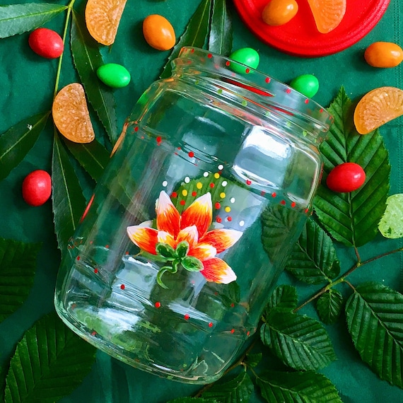 Upcycled Glass Jars as Kitchen Storage