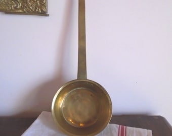 Brass Milk Ladle Vintage Kitchen Utensil Rustic Kitchen Kitchen Decor Gift Kitchen Accessory