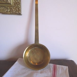 Brass Milk Ladle Vintage Kitchen Utensil Rustic Kitchen Kitchen Decor Gift Kitchen Accessory