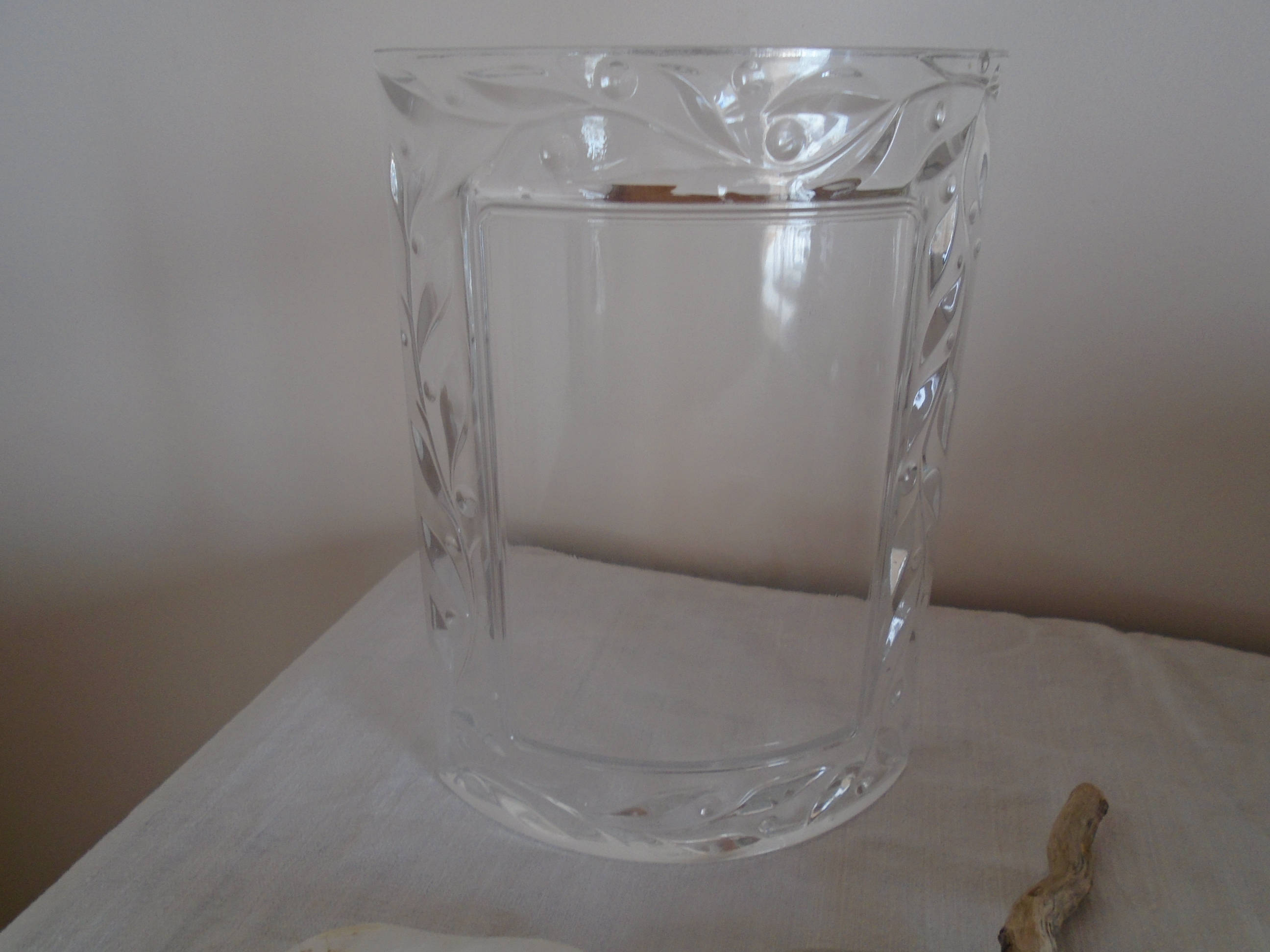 Cadre Photo en Verre Vintage Motif Floral