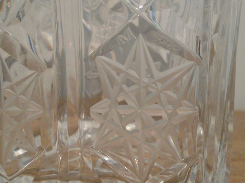 Carafe en cristal vintage art déco Cadeau carafe à whisky alcool accessoire de bar Service à alcool image 7
