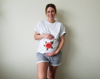 custom requests | the baby bump tee