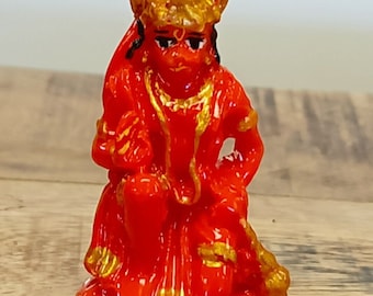 Resin 2.5 inches lord hanuman ji statue for car  hindu god usa seller fast ship