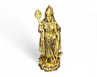 3.0 inches height of beautiful SUBRAMANYA SWAMY  JI  idol with clear detailing usa seller,fast shipping