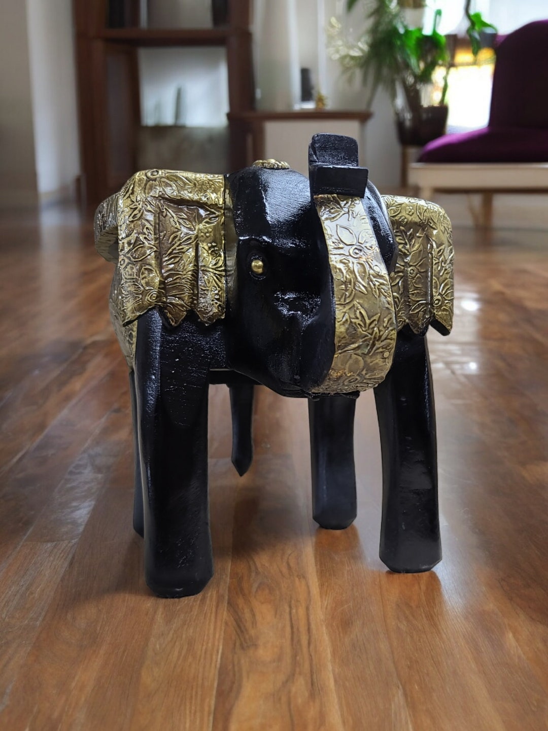 Stool 8 Inch 8 Inch Tall Beautiful Handmade Elephant Shaped Wooden Stool for Home ...
