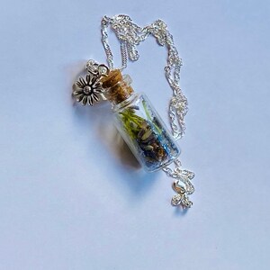 Real silver-Lavender sparkle mini jar
