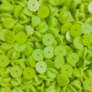 Lime Green Rubber Clutch for Enamel Pin - Individual Clutch - Multiple other colours, shapes and quantities also available