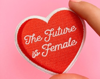 The Future is Female | Feminist Embroidery Patch | Activist | Empowerment | Women's Rights | Iron or Sew On | Embroidered Fabric Patches