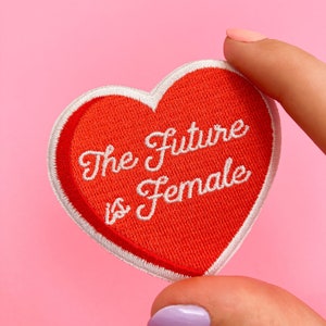 The Future is Female | Feminist Embroidery Patch | Activist | Empowerment | Women's Rights | Iron or Sew On | Embroidered Fabric Patches