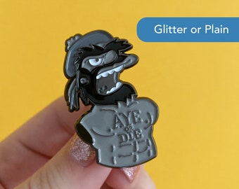 Aye or Die! | Groundskeeper Willie | Glitter Lapel Pin | The Simpsons | Scottish Independence | Scotland Pin | Funny Scottish Gifts
