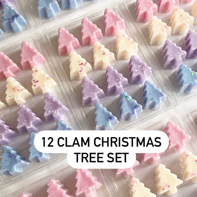 Christmas Tree clamshell Wax Melts Etsy