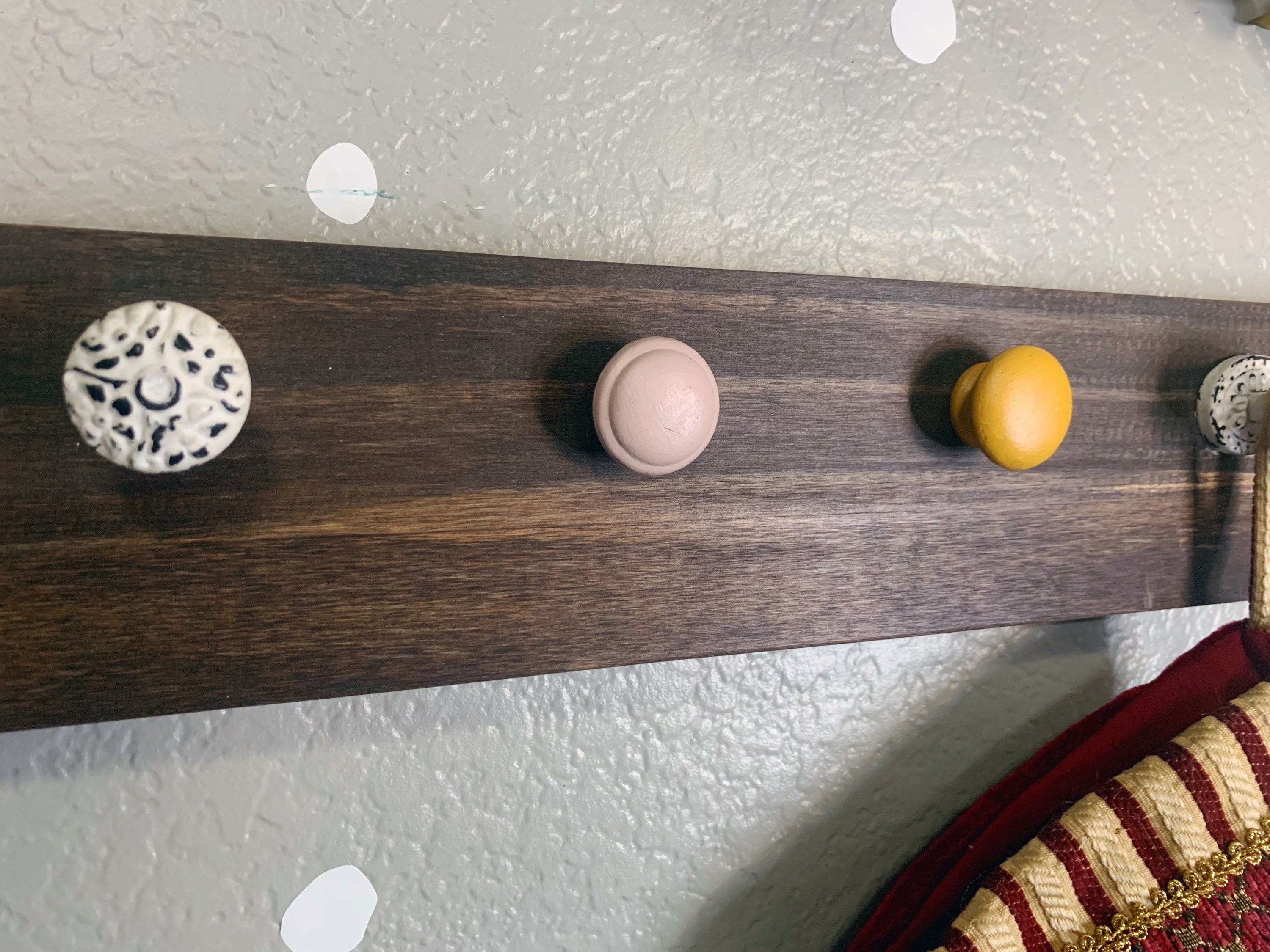 Boho Farmhouse (neutral) Mountable Hook Rack by Decorating the Shack - Etsy