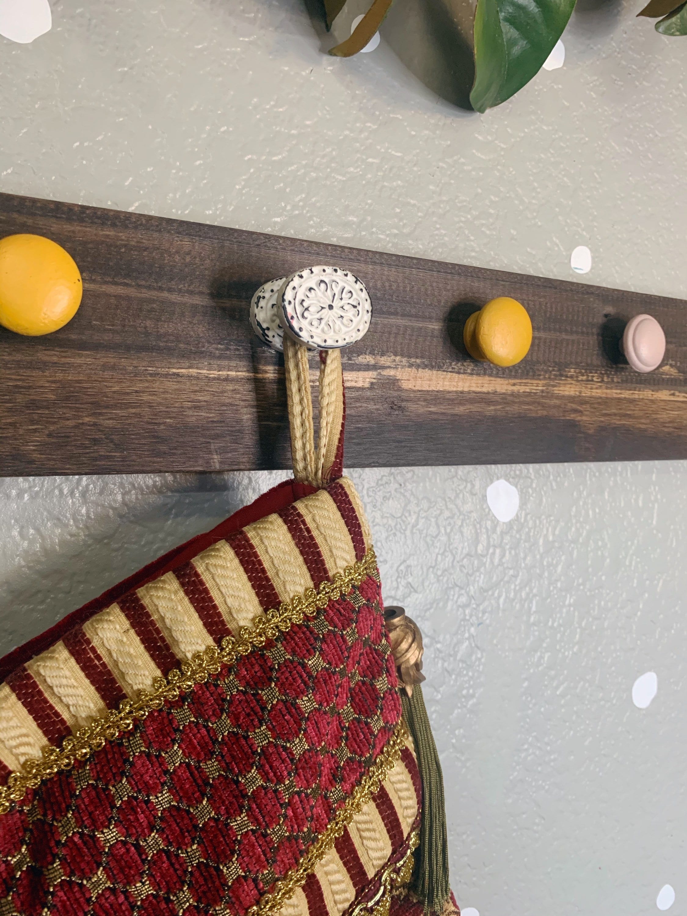 Boho Farmhouse (neutral) Mountable Hook Rack by Decorating the Shack - Etsy