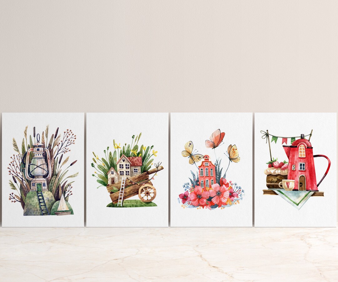Summer Land of Enchantment Postcard Collection, Set of 4 or 8 ...