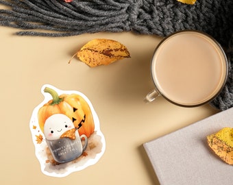 Fall Laptop Sticker | Autumn Sticker | Cute Halloween Sticker | Fall Planner Sticker | Pumpkin Spice | Pun Sticker | Humpty Dumpty Egg