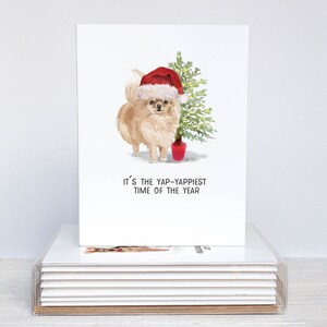 Happy Howldays Boxed Christmas Cards | Dog Christmas Cards | Holiday Card Set | Boxed Christmas Cards Set of 8 | Funny Dog Christmas Cards