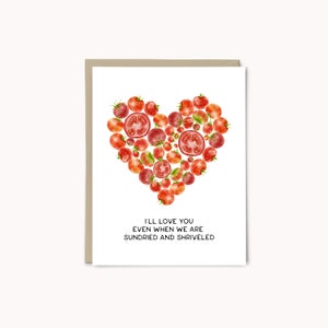 Amor Sundried e Shriveled de <br> Entrega Rápida? Cartão de aniversário para marido | cartão do dia dos namorados | Alimento Cartão Comemorativo | Cartão engraçado dos namorados