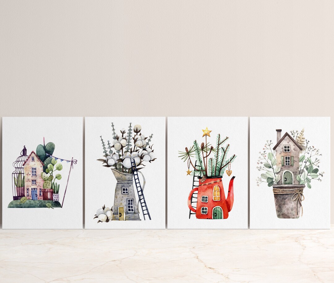 Winter Land of Enchantment Postcard Collection, Set of 4 or 8 ...
