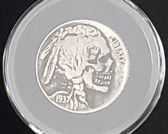 Warrior Skull Hobo Nickel
