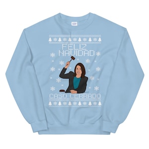 Caso Cerrado Feliz Navidad Ugly Maglione di Natale / Maglione natalizio / Felpa di Natale