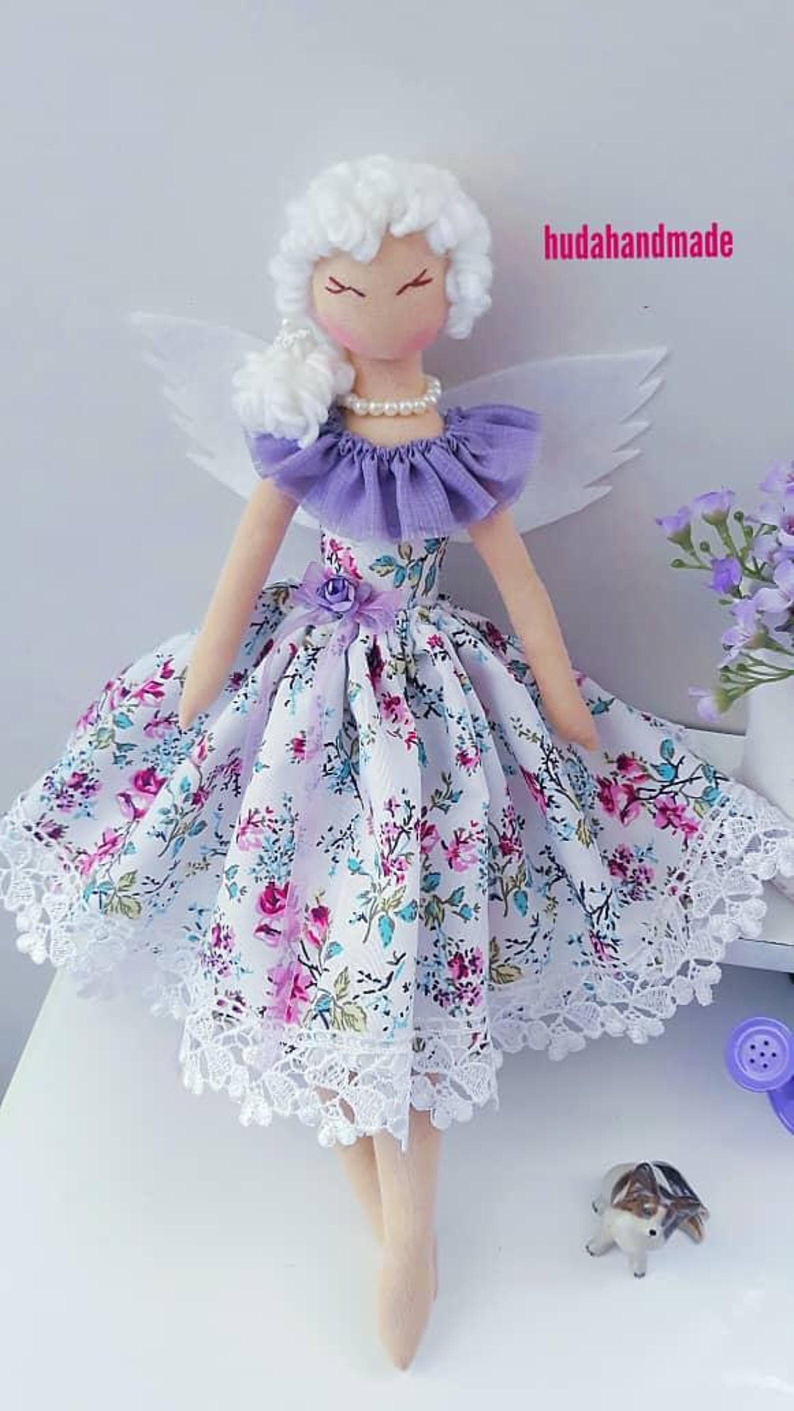 Angel Rag Doll with Fairy wings Fairy Doll Dress up Doll Etsy