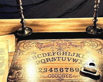 Haunted Spirit Board • Reclaimed 1800s Wood Ouija Artifact (Certificate of Authenticity)