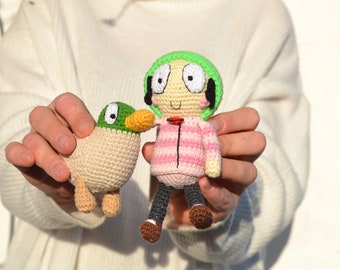 Sarah and Duck Crochet Toys New Zealand